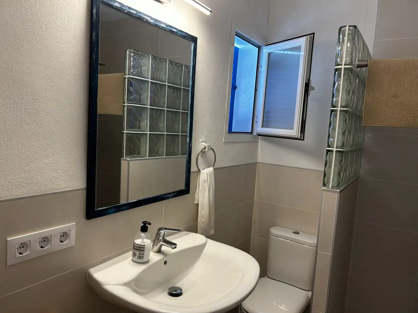 Bathroom of Flat for rent in  Palma de Mallorca  with Air Conditioner, Heating and Furnished