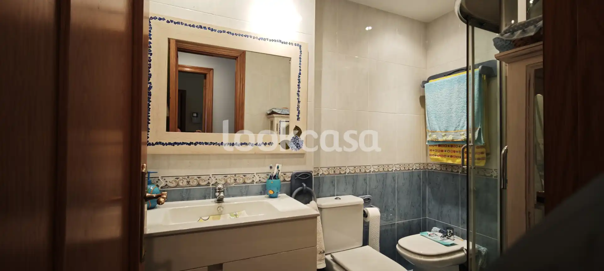 Baño de Ático en venta en Sanxenxo con Calefacción, Parquet y Terraza