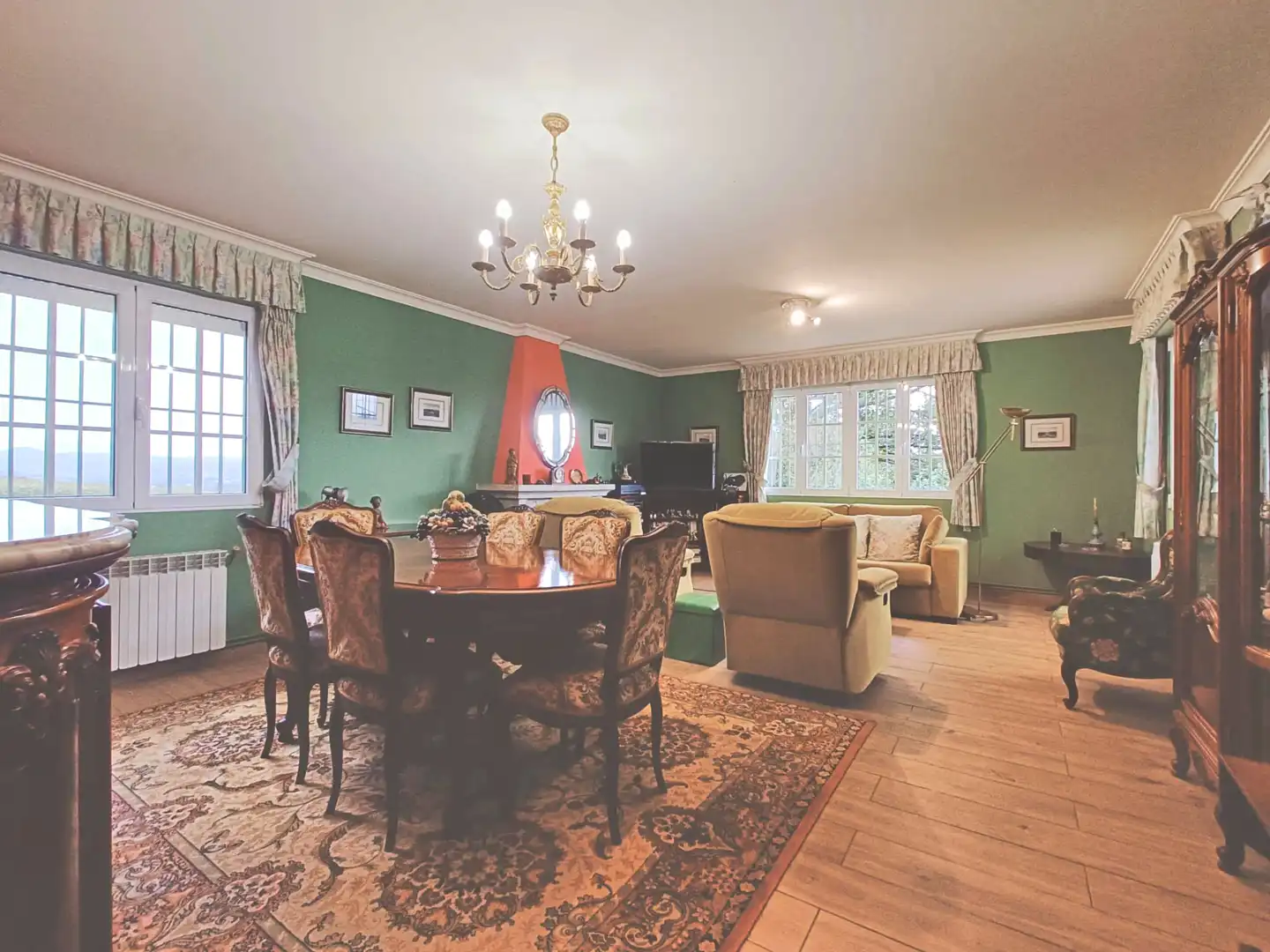 Esszimmer von Haus oder Chalet zum Verkauf in Narón mit Heizung, Privatgarten und Ofen