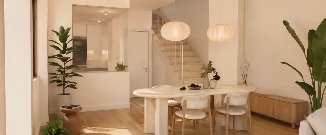 Comedor de Casa adosada en venta en Terrassa con Aire acondicionado, Calefacción y Terraza