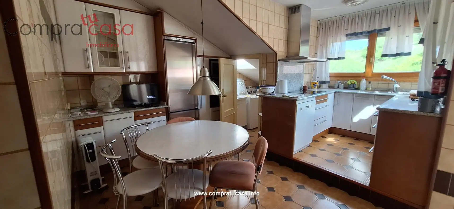 Kitchen of Attic for sale in Segovia  with Heating, Parquet flooring and Terrace