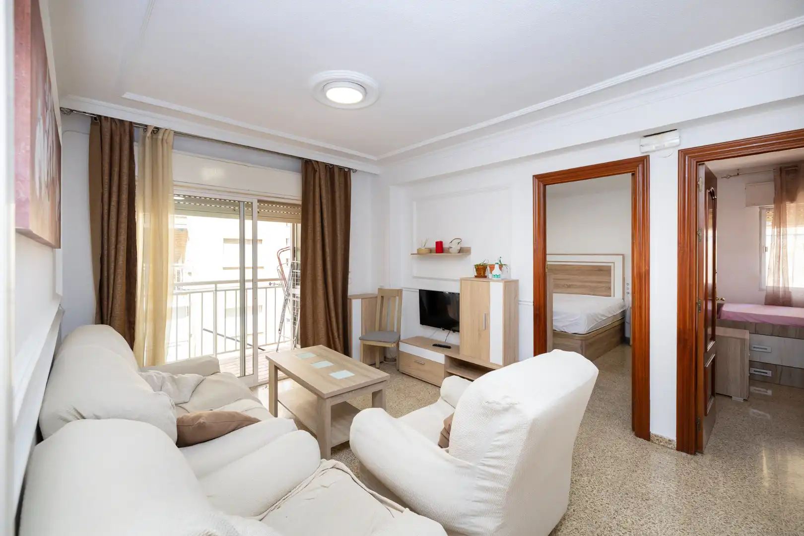 Wohnzimmer von Wohnung zur Miete in Granada mit Klimaanlage, Möbliert und Waschmaschine