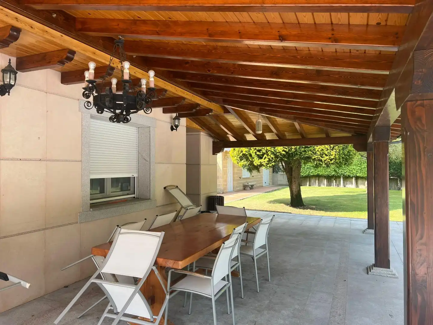 Terrassa de Casa o xalet en venda en Ponferrada amb Jardí privat i Moblat