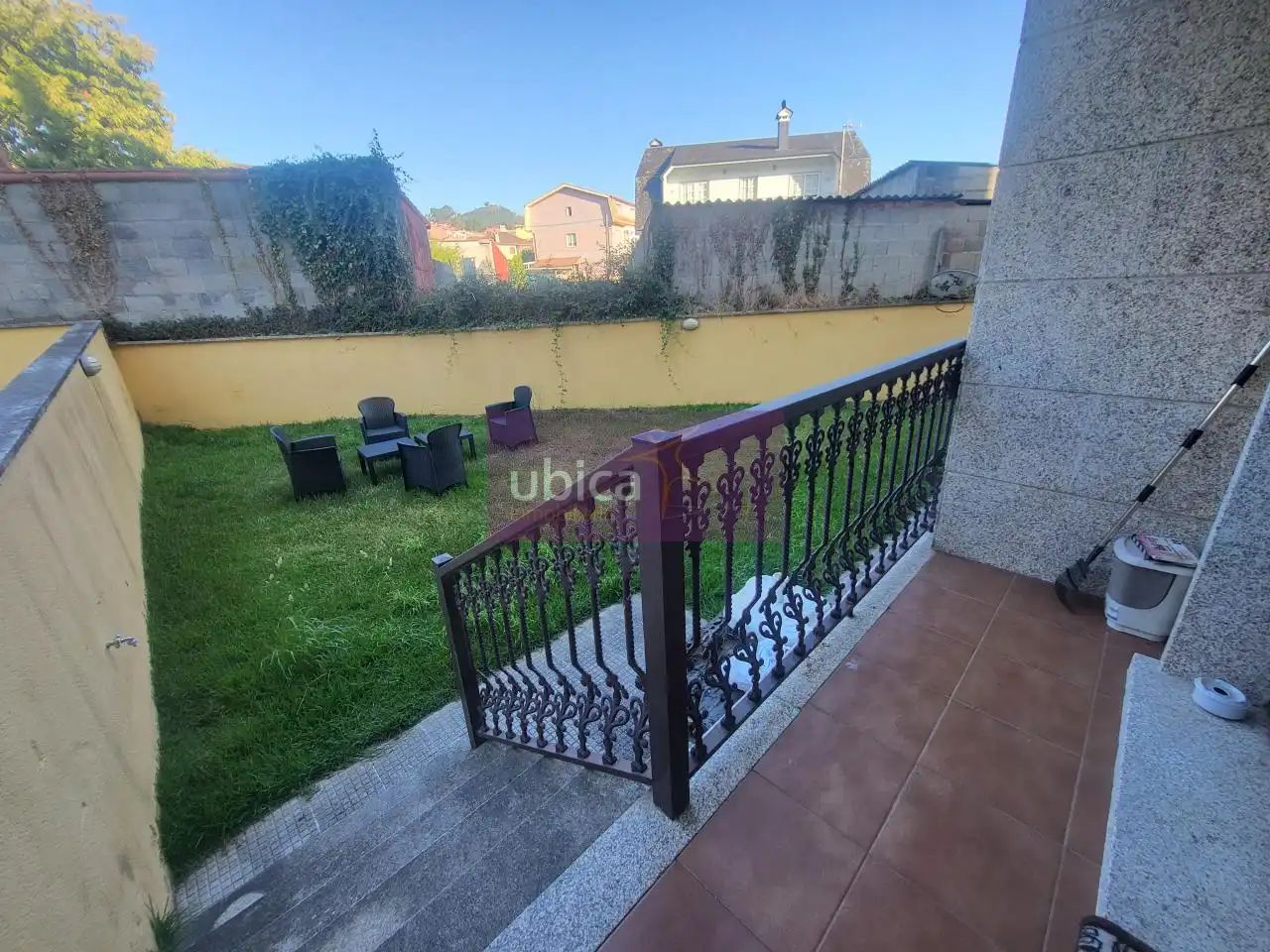 Garden of Flat for sale in Soutomaior  with Heating, Parquet flooring and Terrace