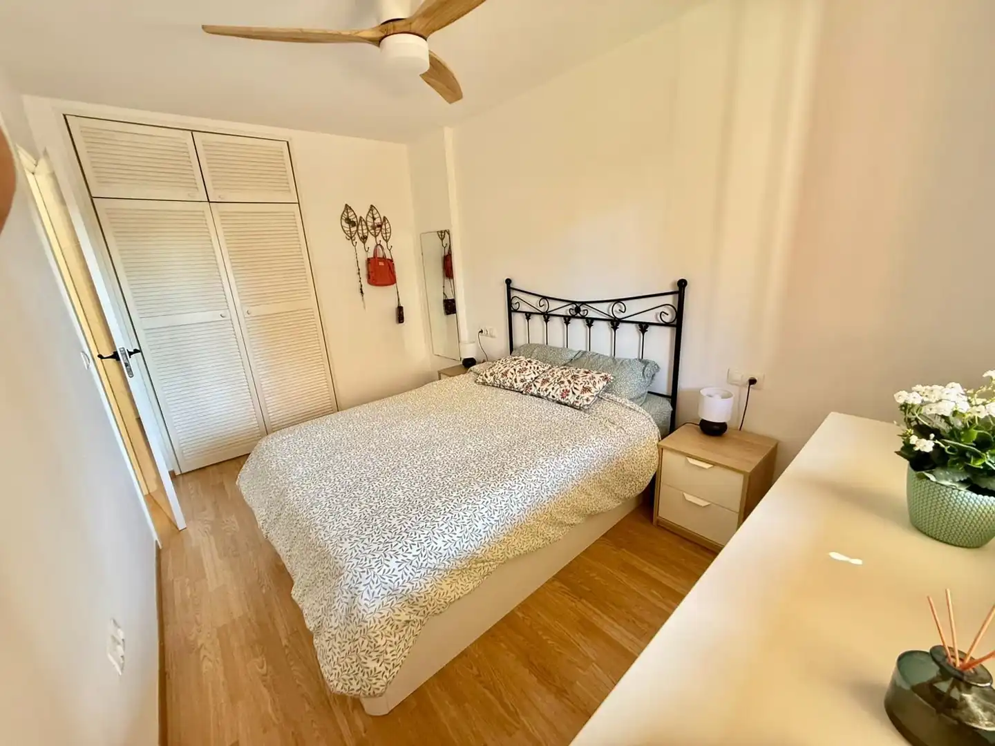 Schlafzimmer von Wohnung zur Miete in San Javier mit Klimaanlage, Heizung und Terrasse
