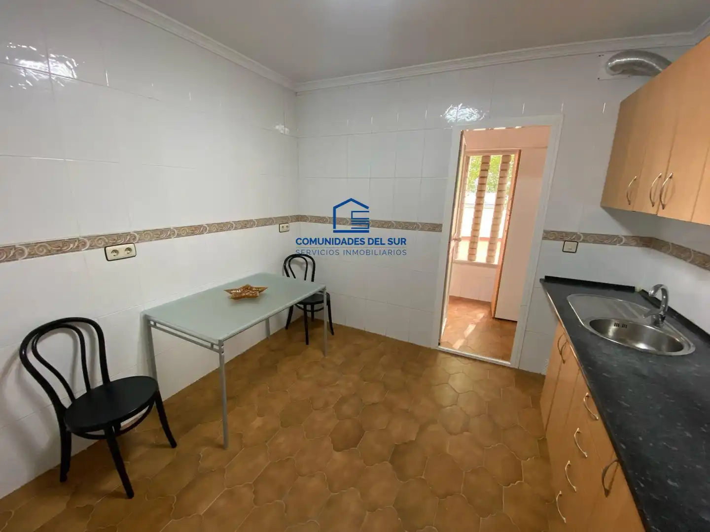 Cocina de Piso de alquiler en Cádiz con Terraza