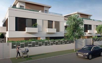 Exterior view of Single-family semi-detached for sale in Aljaraque  with Terrace and Balcony