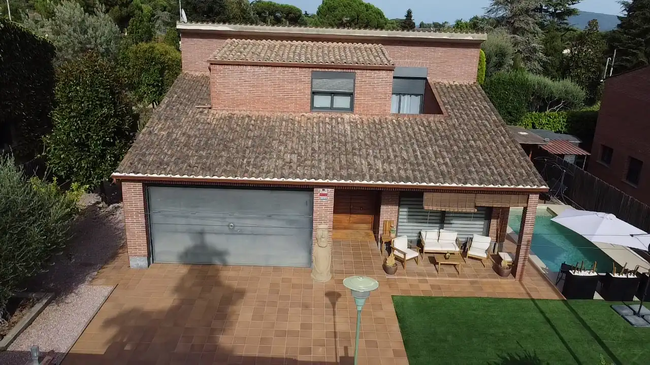 Vista exterior de Casa o xalet en venda en Sant Antoni de Vilamajor amb Aire condicionat, Calefacció i Jardí privat