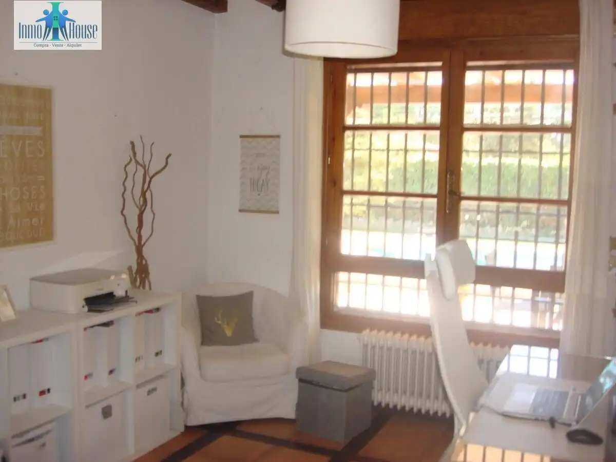 Living room of Houses for sale in Albacete  with Private garden, Terrace and Swimming Pool