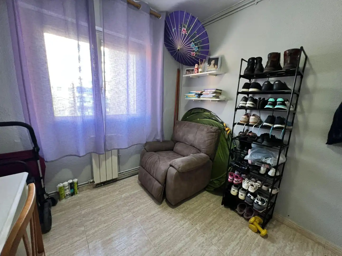 Sala d'estar de Pis en venda en Sabadell amb Calefacció, Parquet i Balcó