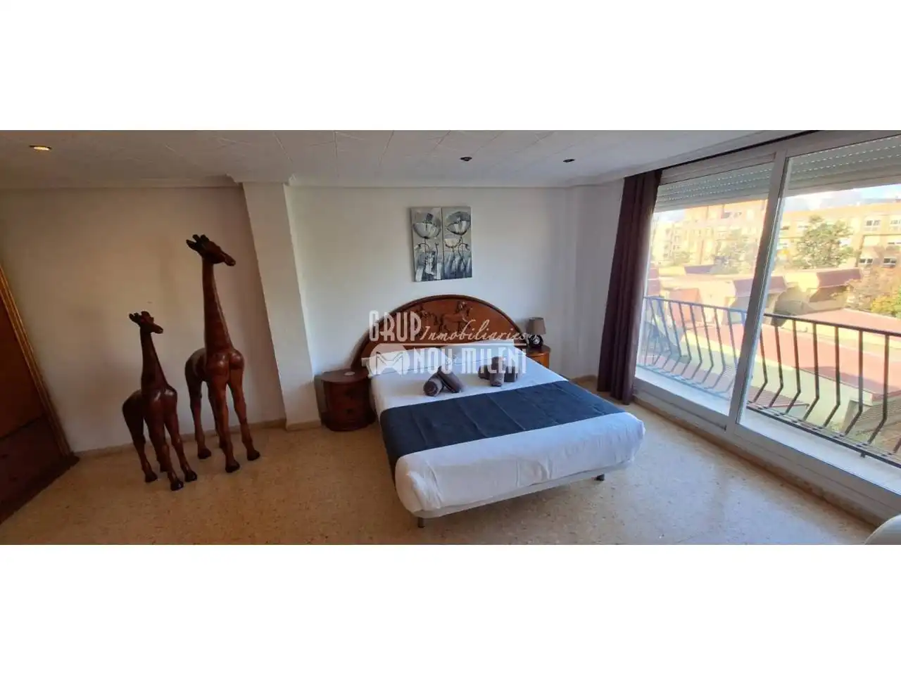 Schlafzimmer von Wohnung zur Miete in Massanassa mit Möbliert