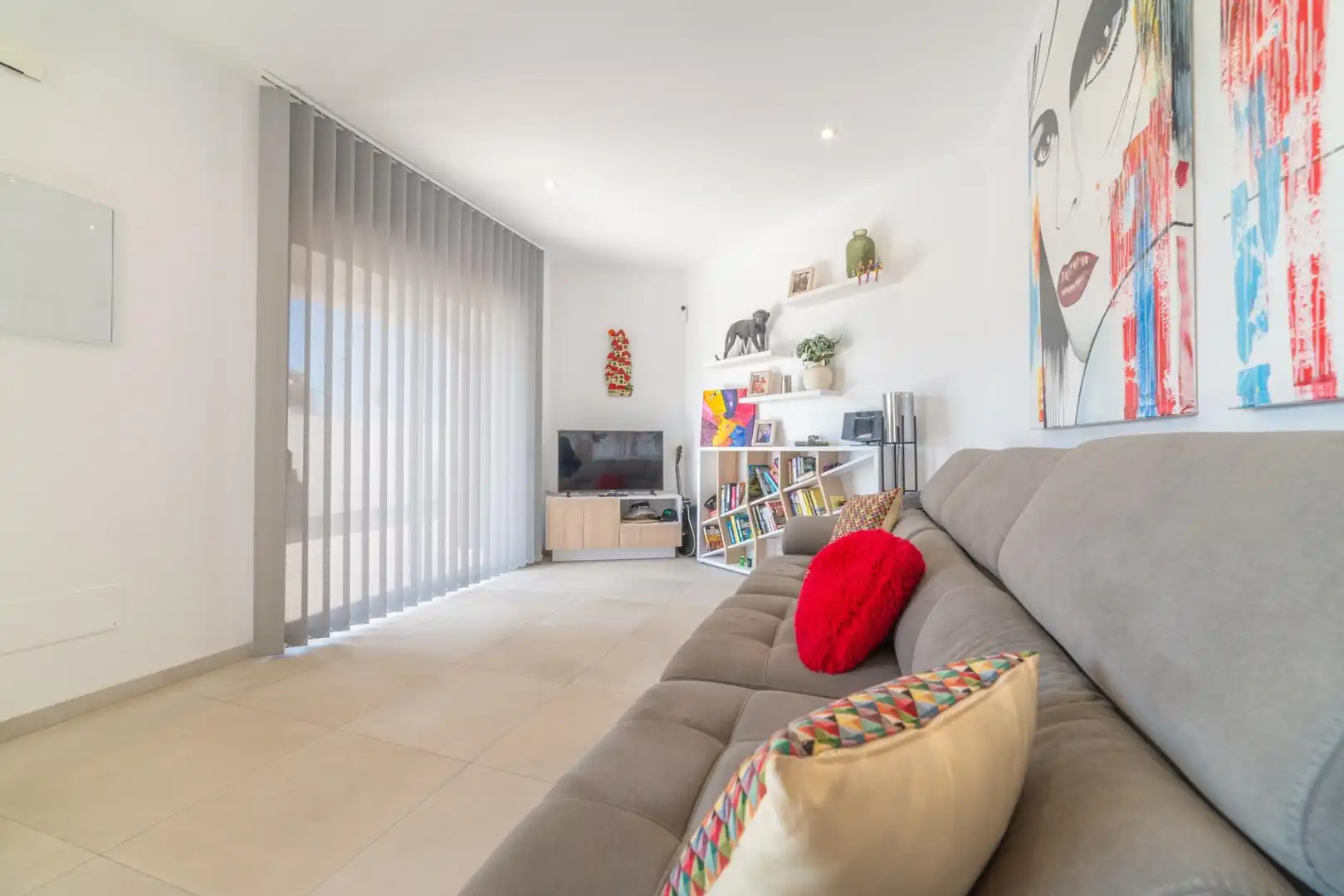 Sala de estar de Planta baja en venta en San Javier con Aire acondicionado, Terraza y Trastero