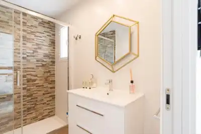 Baño de Casa adosada en venta en Benalmádena con Aire acondicionado, Calefacción y Jardín privado
