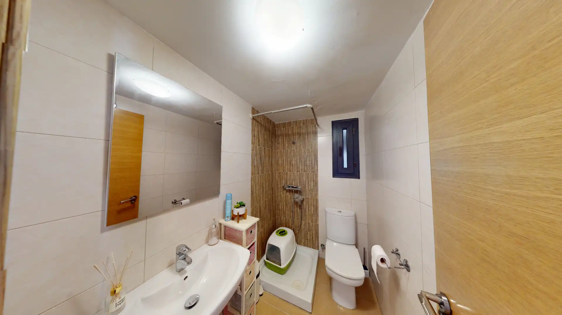 Bathroom of Flat for sale in Roquetas de Mar  with Air Conditioner, Heating and Private garden