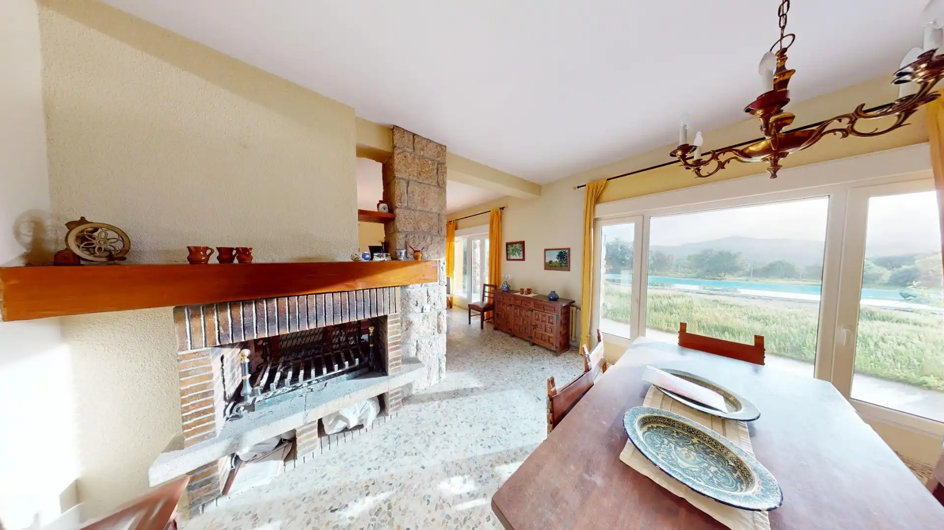Sala de estar de Casa o chalet en venta en Pedrezuela con Calefacción, Jardín privado y Terraza