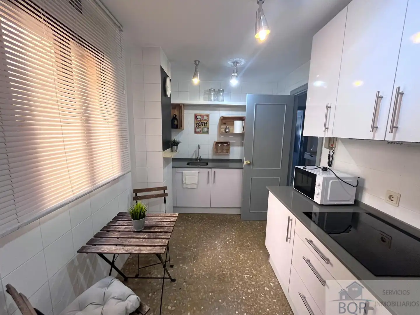 Cocina de Piso de alquiler en Jerez de la Frontera con Aire acondicionado, Terraza y Amueblado