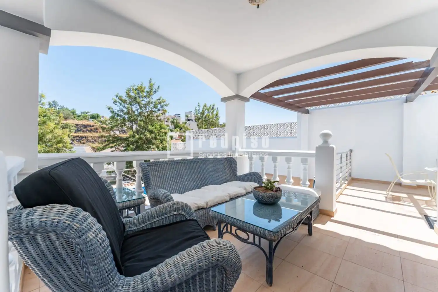 Terrace of Houses for rent in Benalmádena  with Private garden, Terrace and Storage room