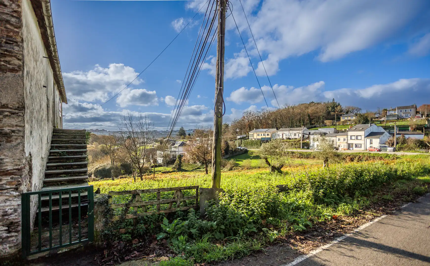 Vista exterior de Casa o chalet en venta en Lugo con Jardín privado, Terraza y Amueblado