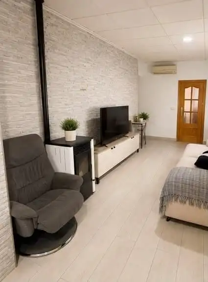 Sala de estar de Casa adosada en venta en Lorca con Aire acondicionado, Terraza y Trastero