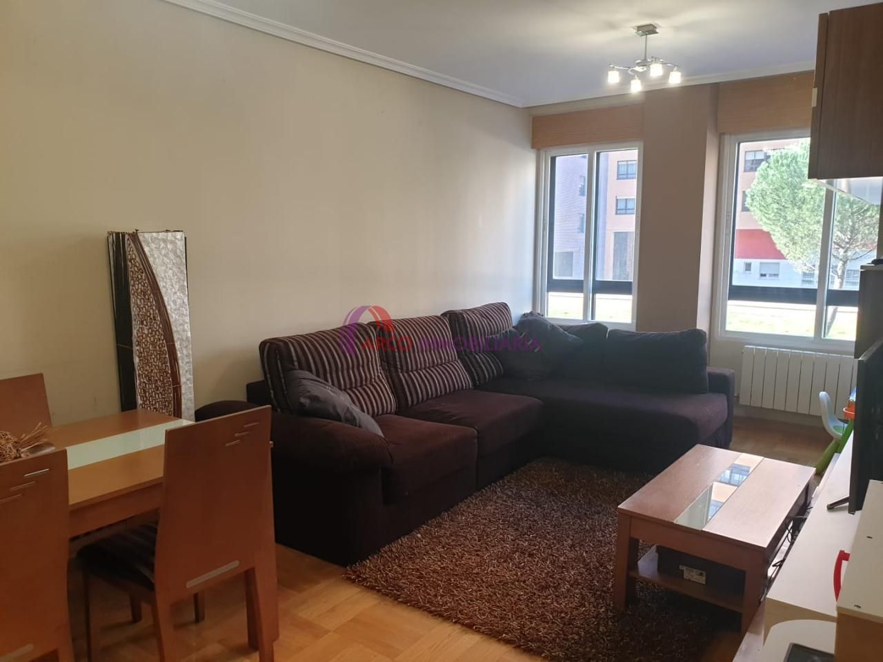 Living room of Apartment for sale in Burgos Capital  with Heating, Parquet flooring and Terrace