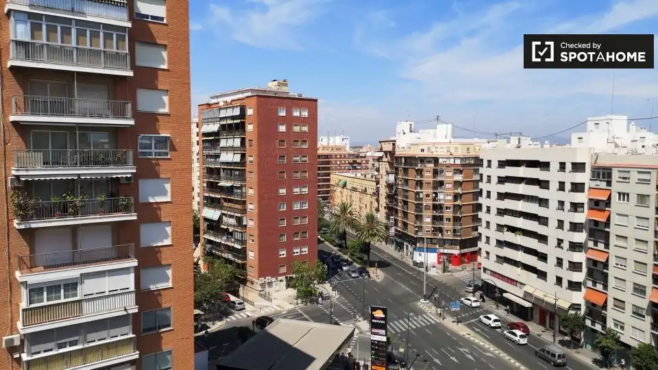 Vista exterior de Pis de lloguer en Valencia amb Aire condicionat, Calefacció i Moblat