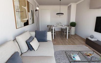 Living room of Flat for sale in Vigo   with Heating, Parquet flooring and Terrace