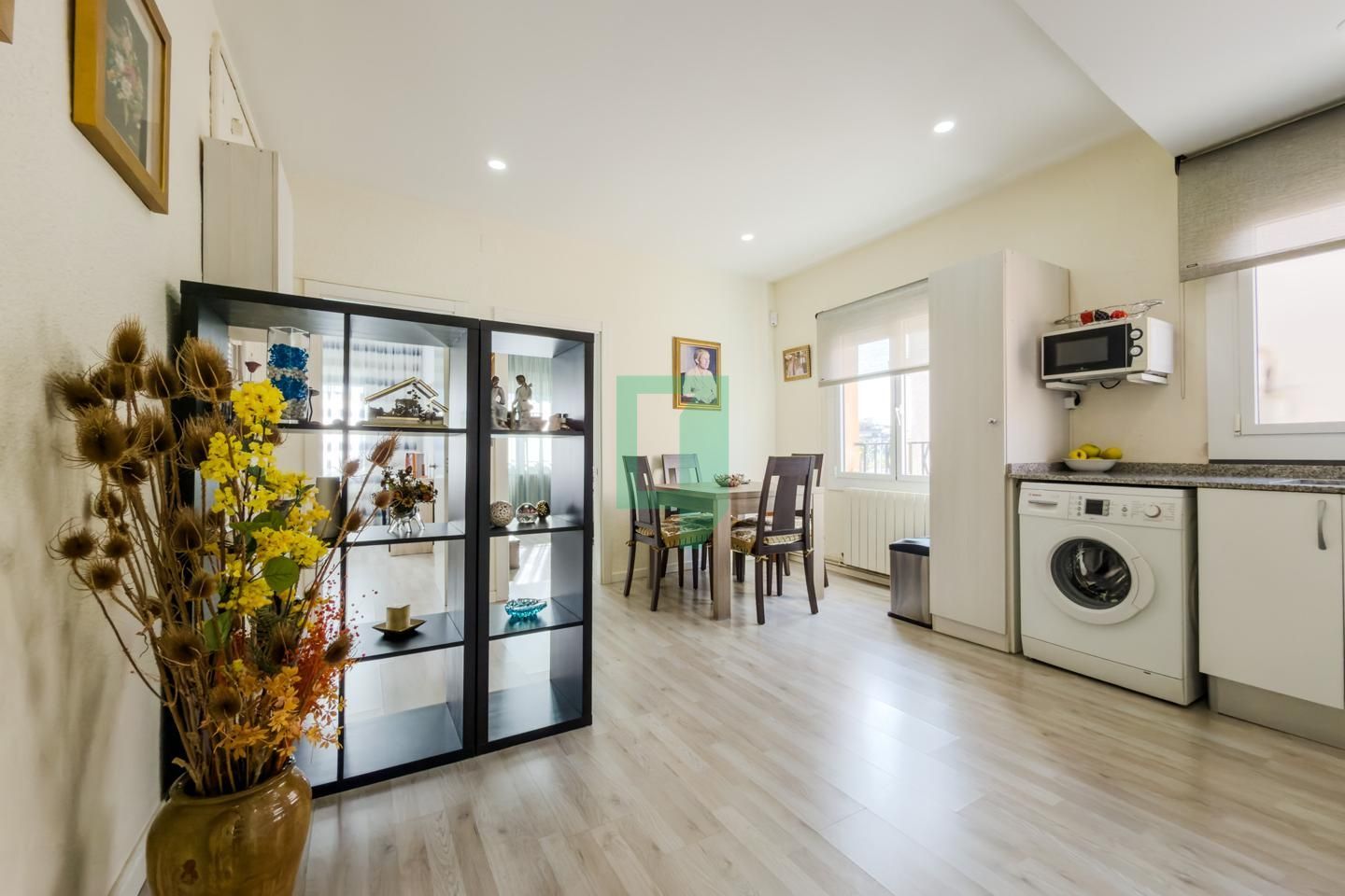 Kitchen of Flat for sale in Badalona  with Heating and Parquet flooring