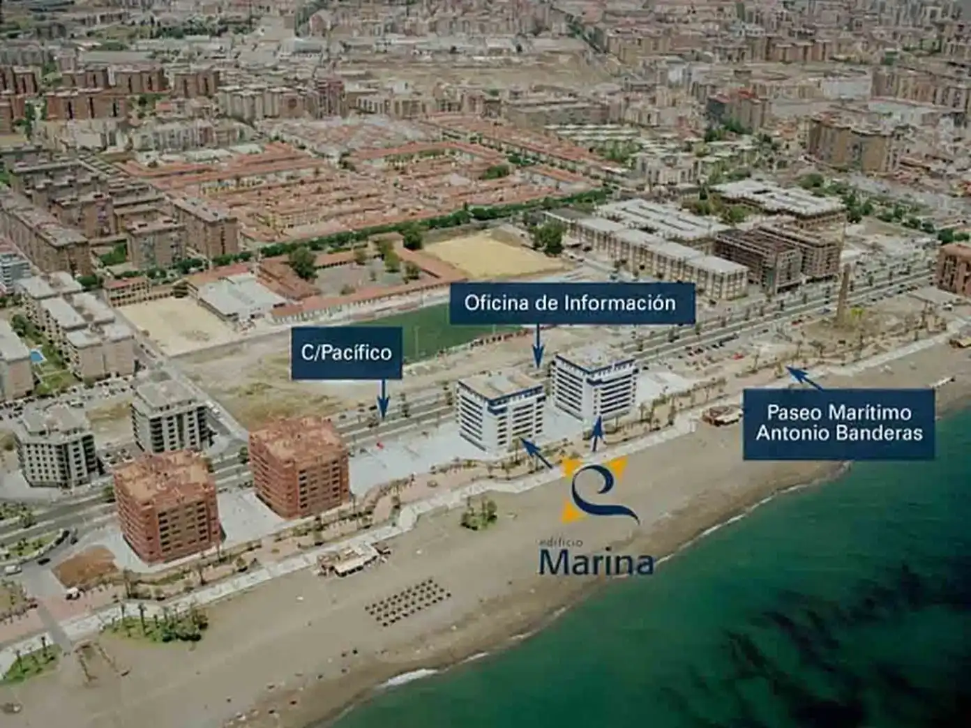 Exterior view of Flat for sale in Málaga Capital  with Air Conditioner