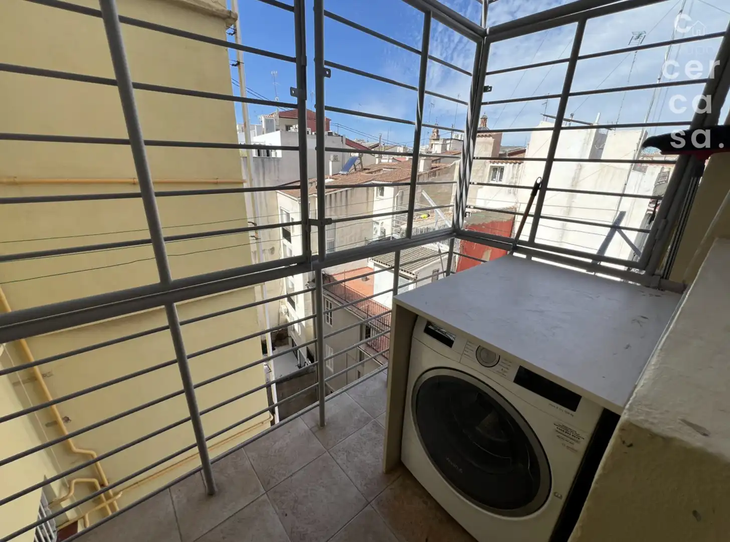 Terraza de Piso de alquiler en Valencia con Aire acondicionado y Amueblado