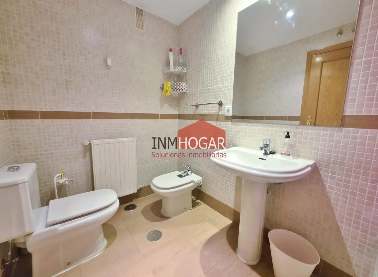 Badezimmer von Wohnung zum Verkauf in Ávila mit Heizung, Parkett und Terrasse