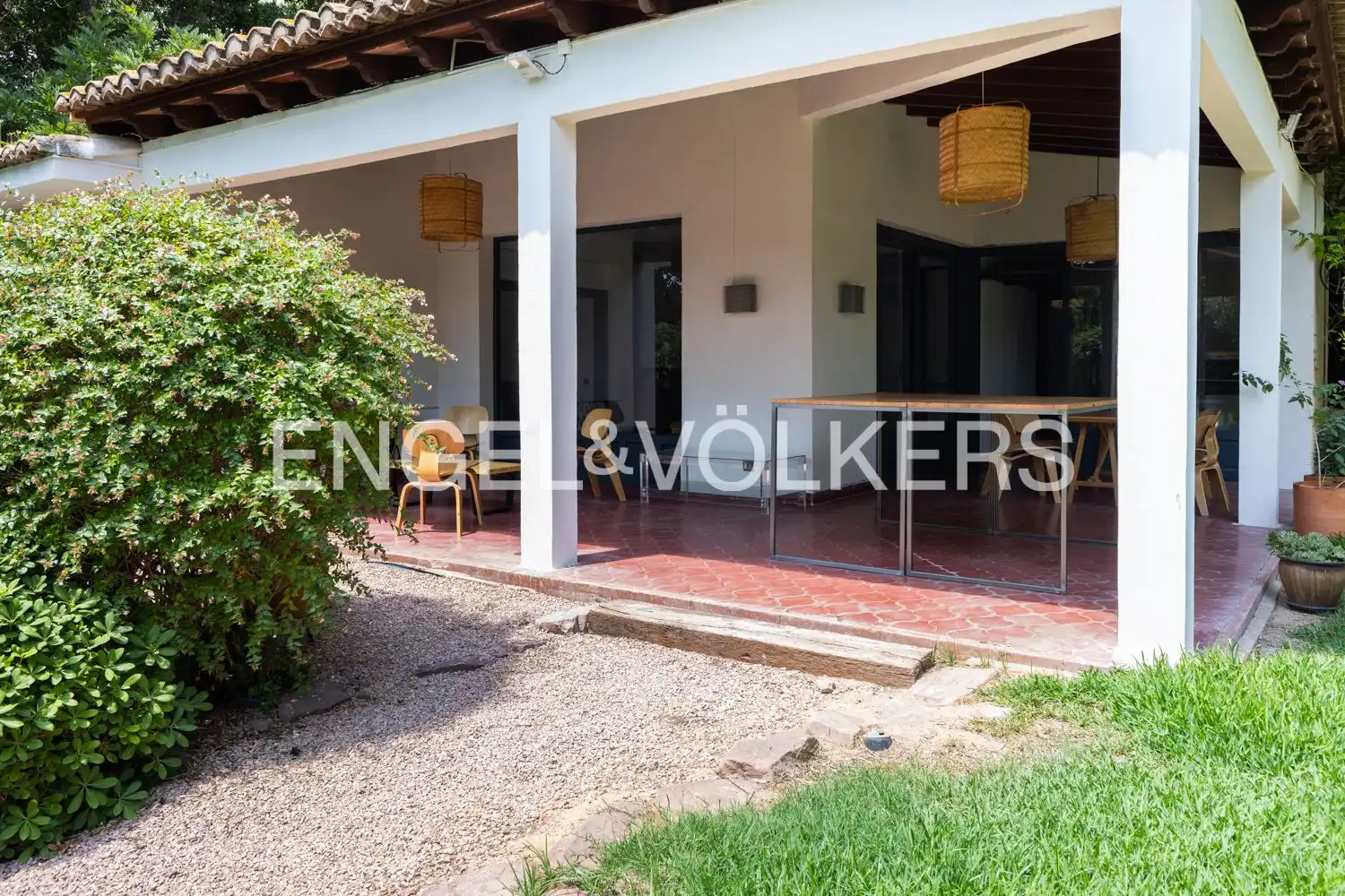 Terraza de Casa o chalet de alquiler en Rocafort con Aire acondicionado, Calefacción y Jardín privado