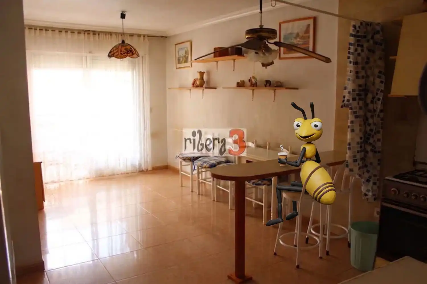 Sala d'estar de Apartament en venda en San Javier amb Terrassa