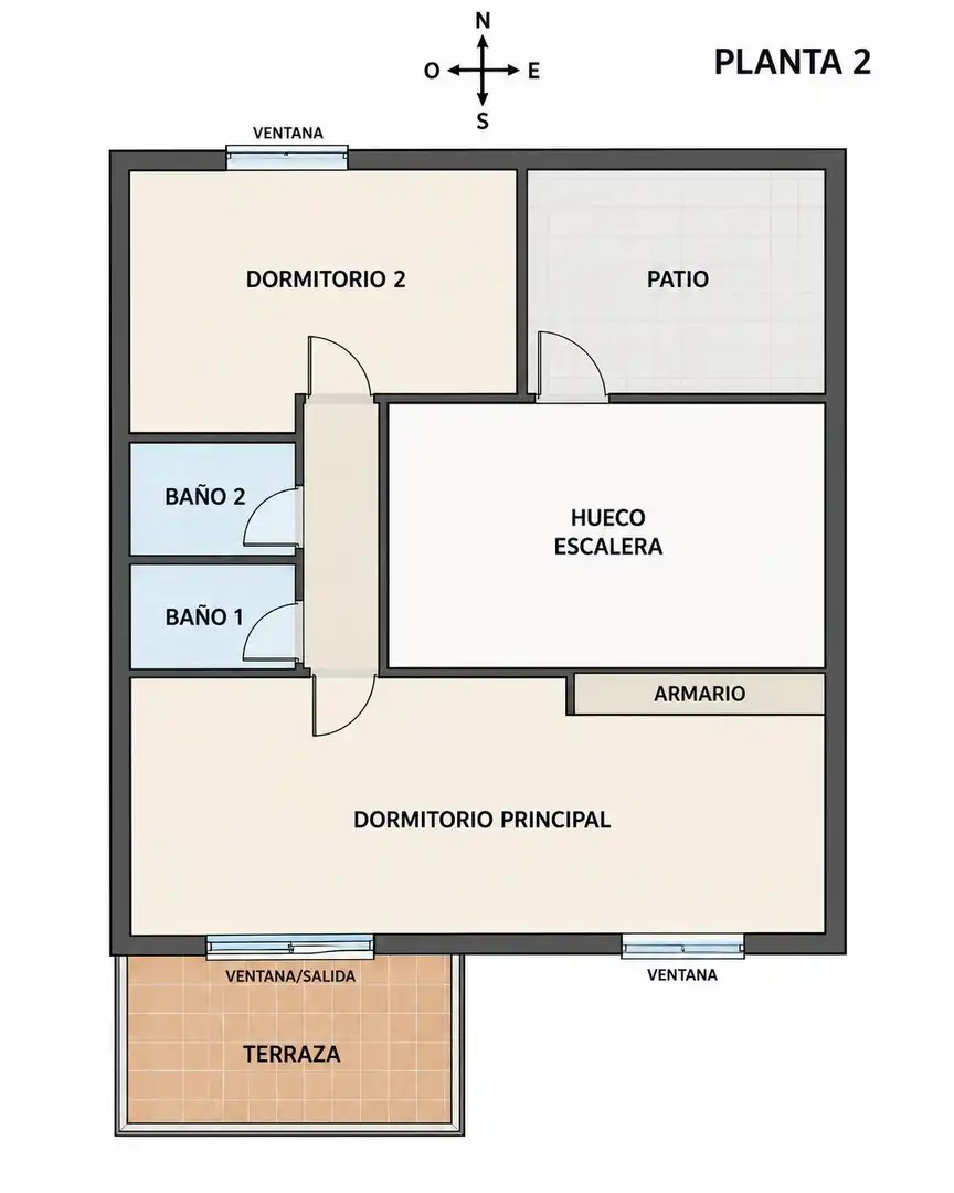 Casa adosada en venta en La Envía