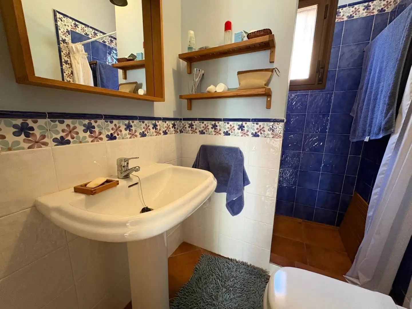 Baño de Finca rústica en venta en Espiel con Aire acondicionado y Jardín privado
