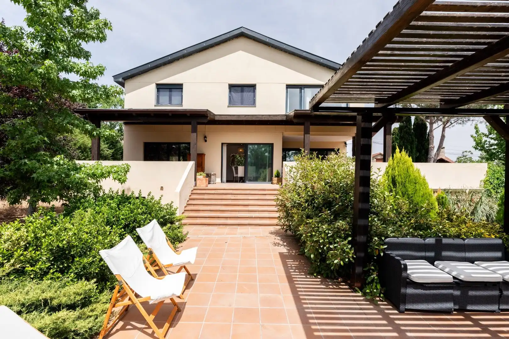 Terraza de Casa o chalet en venta en El Boalo - Cerceda – Mataelpino con Calefacción, Terraza y Piscina