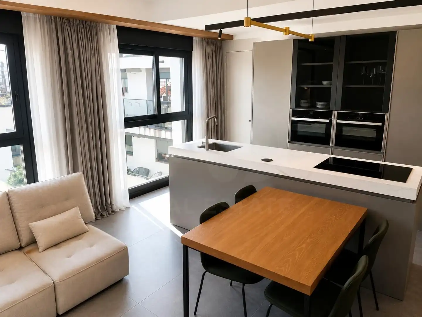Kitchen of Attic for sale in Sevilla  with Air Conditioner, Heating and Terrace