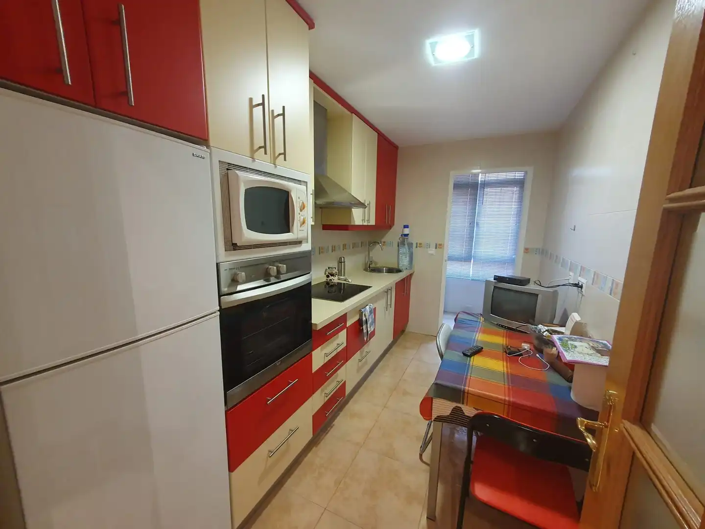 Kitchen of Flat for sale in Argamasilla de Calatrava  with Terrace and Furnished