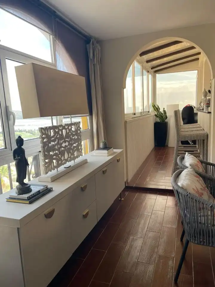 Living room of Attic for rent in Mutxamel  with Air Conditioner, Terrace and Furnished