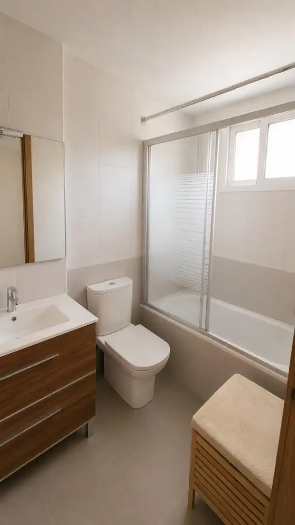Badezimmer von Haus oder Chalet zum Verkauf in Murcia mit Klimaanlage, Heizung und Terrasse