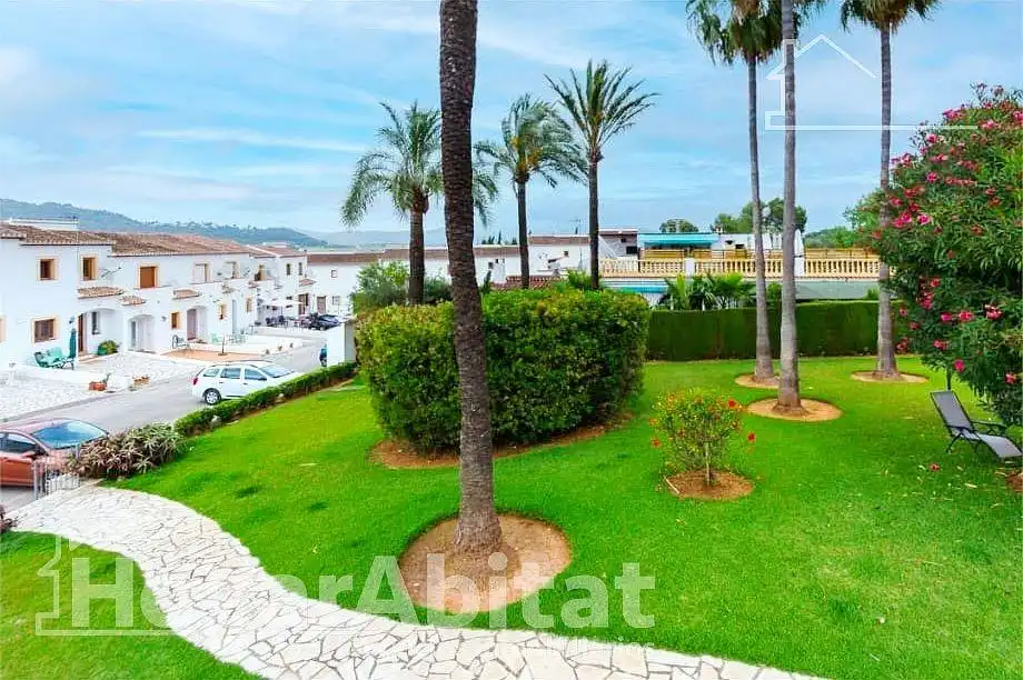 Jardí de Casa adosada en venda en Pedreguer amb Aire condicionat, Jardí privat i Terrassa