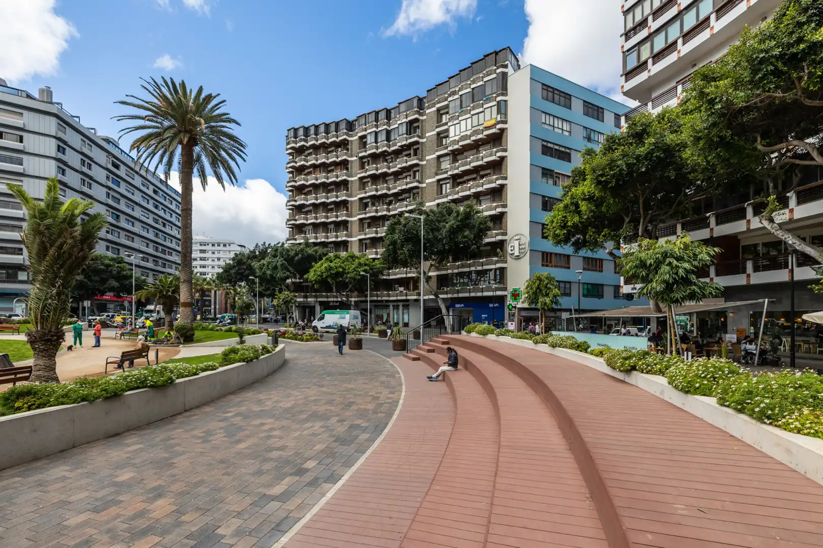 Vista exterior de Piso en venta en Las Palmas de Gran Canaria con Balcón