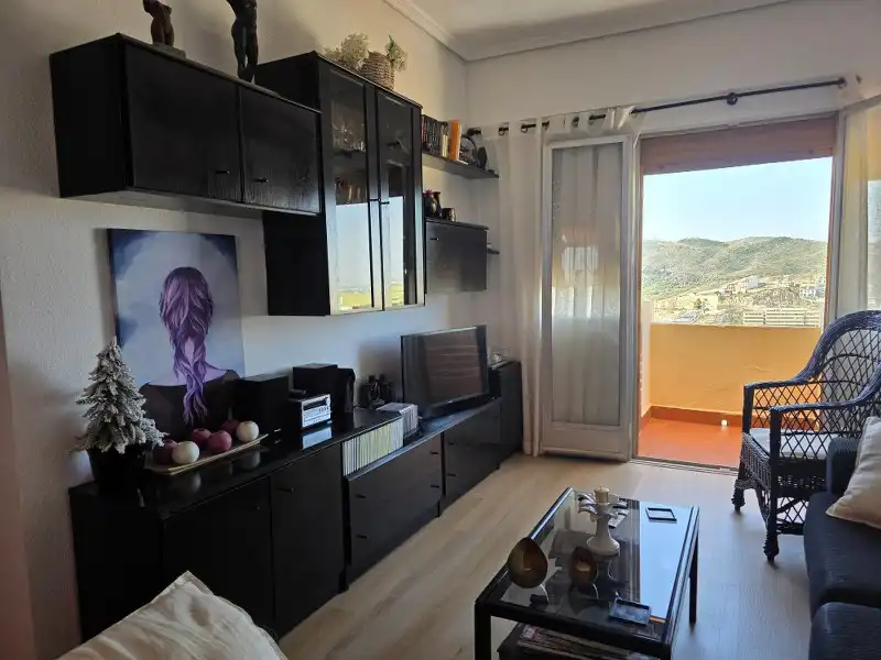 Wohnzimmer von Wohnungen zum Verkauf in Cullera mit Klimaanlage, Heizung und Parkett