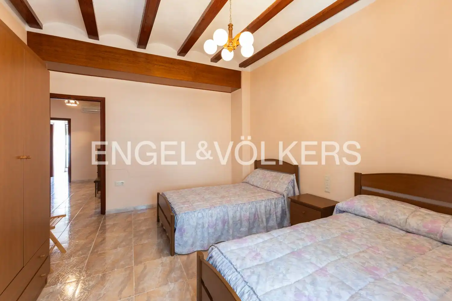 Bedroom of Houses for sale in Villanueva de Castellón  with Heating and Private garden