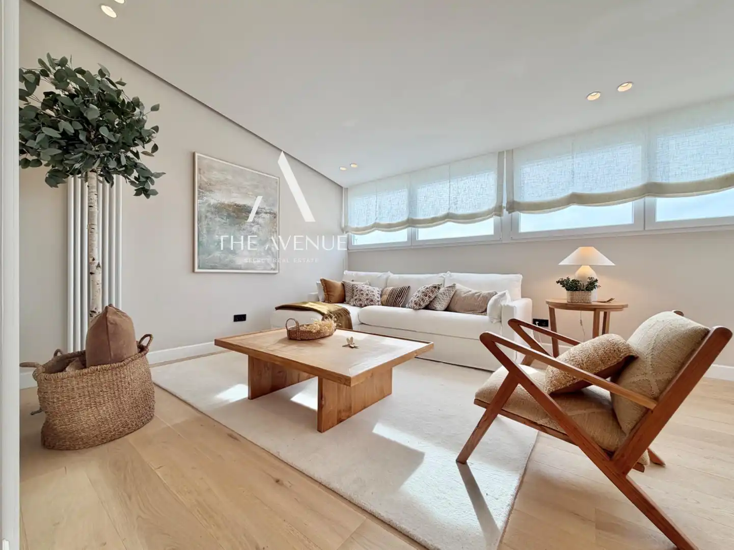 Sala de estar de Ático en venta en  Madrid Capital con Terraza