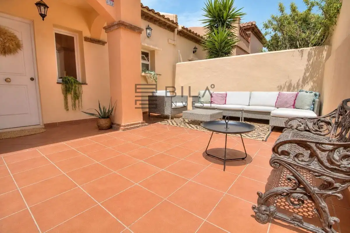 Terrassa de Casa adosada en venda en Mijas amb Traster, Piscina i Piscina comunitària