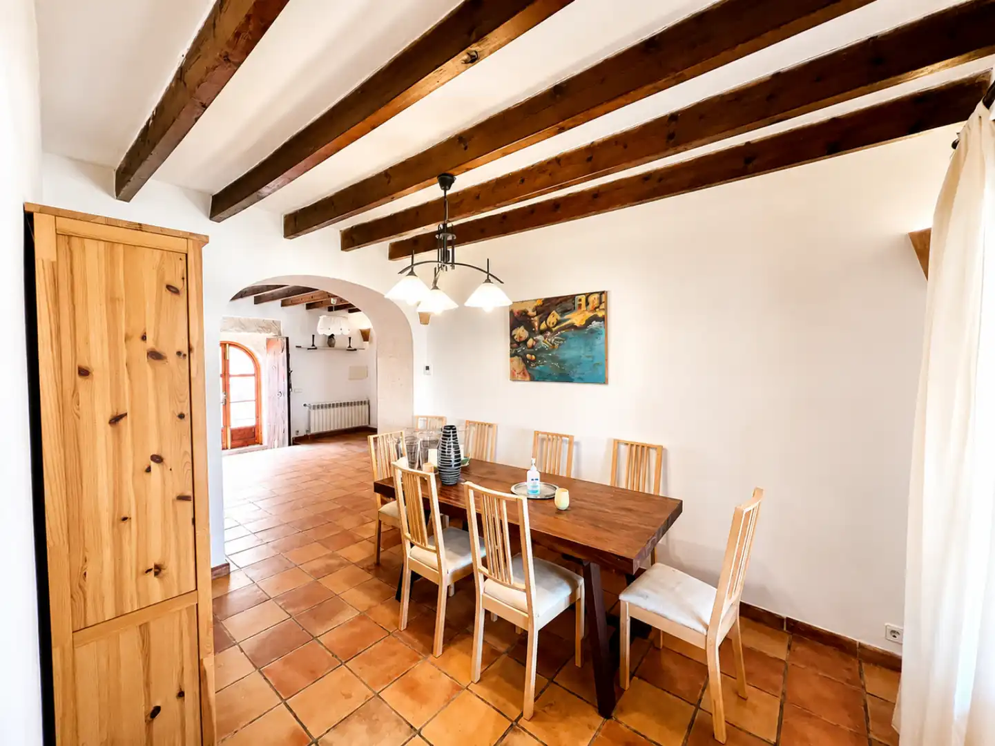 Comedor de Casa o chalet de alquiler en Santanyí con Aire acondicionado, Calefacción y Terraza