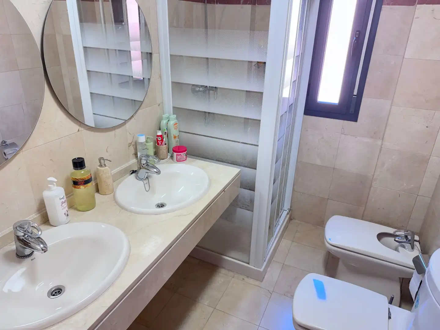 Baño de Casa o chalet en venta en Roquetas de Mar con Aire acondicionado, Jardín privado y Terraza