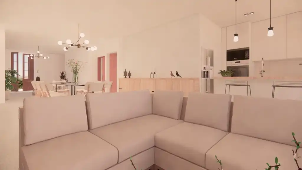 Sala d'estar de Casa adosada en venda en Campanet amb Traster i Jacuzzi
