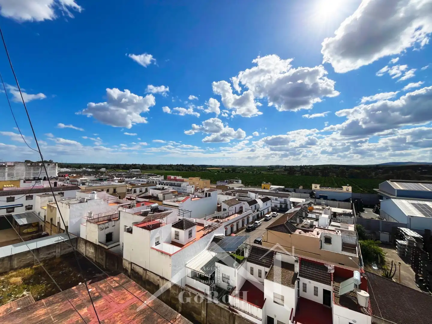 Vista exterior de Pis en venda en Cantillana amb Aire condicionat, Terrassa i Traster
