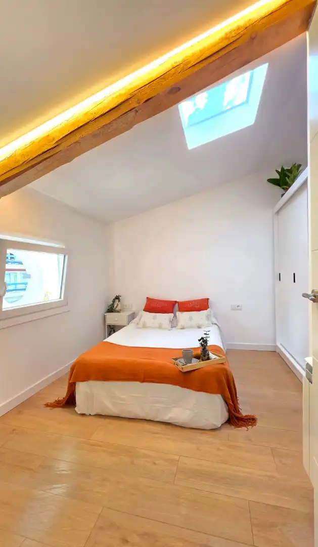 Schlafzimmer von Wohnung zum Verkauf in  Logroño mit Heizung, Parkett und Abstellraum